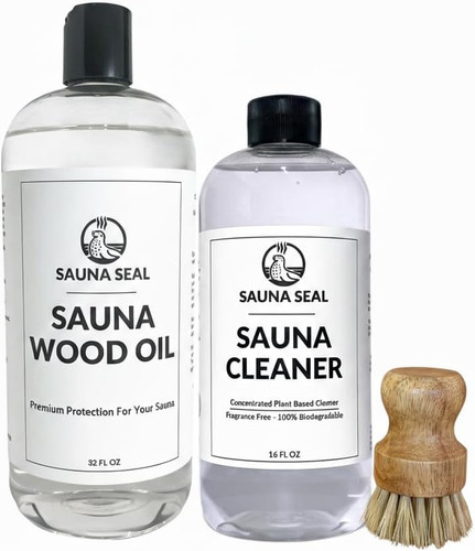 Sauna care set - care, wood