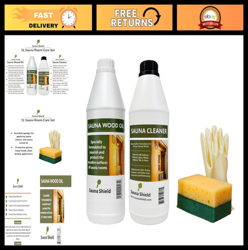 Sauna care set - sauna, oil