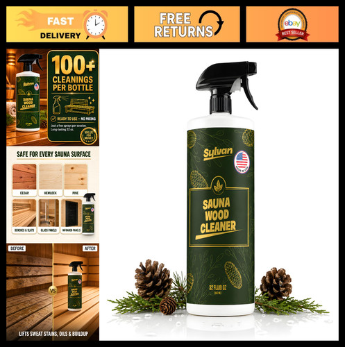 Natural wood sauna cleaner - sauna,