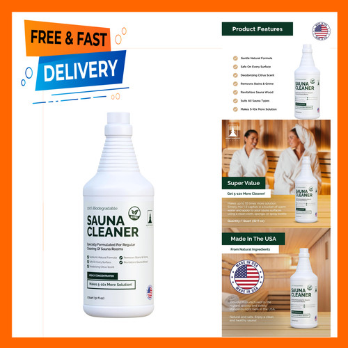 Sauna cleaner natural - natural, wood